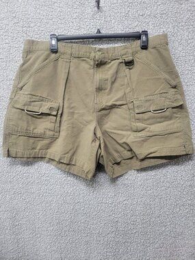 Columbia Khaki Green Cargo Shorts